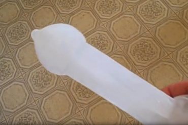 Homemade ice dildo. Nice head shape, except... IT'S MADE OF FUCKING ICE.