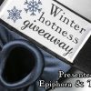 Winter hotness giveaway graphic, showing the giveaway name on the label of the Spareparts Joque harness.