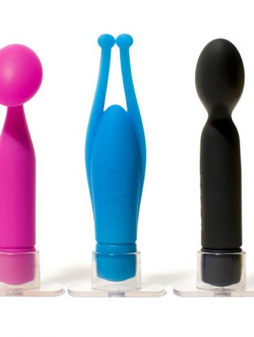 Colorful Tickler vibrators all in a row.