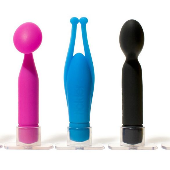Colorful Tickler vibrators all in a row.