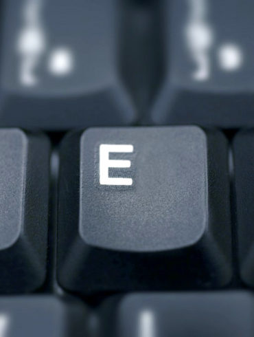 A keyboard spelling out "SEX." Because sex blogging = a rearranged keyboard, duh.