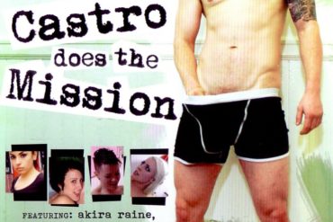 DVD cover of Billy Castro Does the Mission, queer porn directed by Courtney Trouble