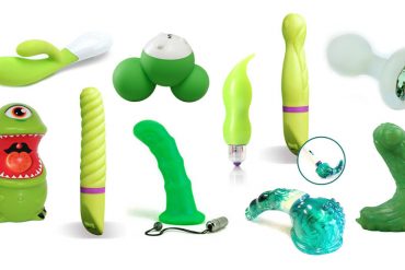 ALL GREEN sex toys! YES!