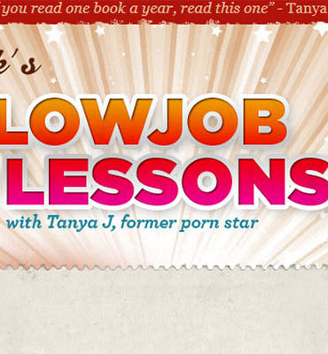 Banner for Jack's Blowjob Lessons site, featuring a cartoon dude with a mullet and shades.