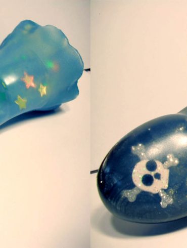 Just a sample of what Jollies can do with their dildos! Dildos with stars and skulls inside.