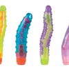 Bendable Vertebrae vibrators: colorful, worm-like vibrators in strange positions... because they have SPINES.