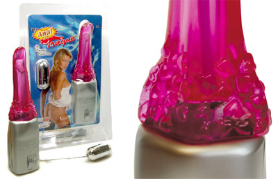 Mini Anal Tongue, a bright pink tongue-shaped vibrator.