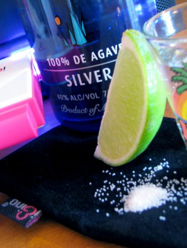 iGino partying with a tequila shot,.