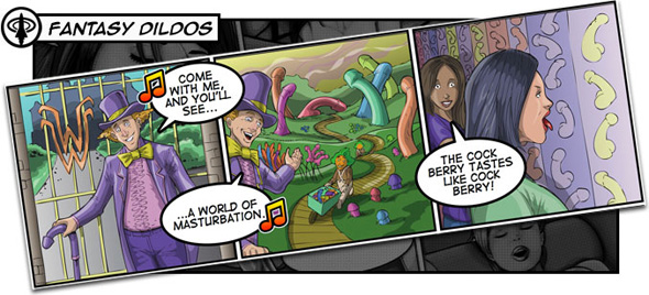 SheVibe's selection rules, just like this comic for fantasy dildos