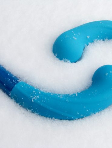 Jopen Key Comet II Wand (bottom) with Comet G Wand in the snow.