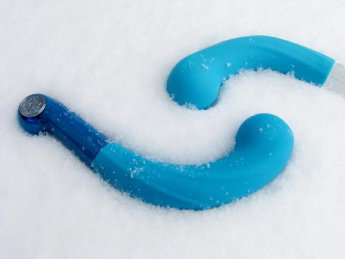 Jopen Key Comet II Wand (bottom) with Comet G Wand in the snow.
