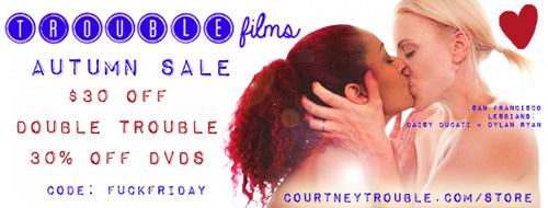 Autumn sale at Courtney Trouble's store!