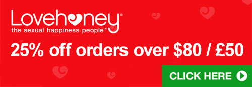 25% off orders over $80 at Lovehoney this Black Friday!