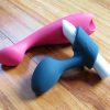 We-Vibe Tango Glow (pink) and Dusk (gray-blue) Pleasure Mate Collection