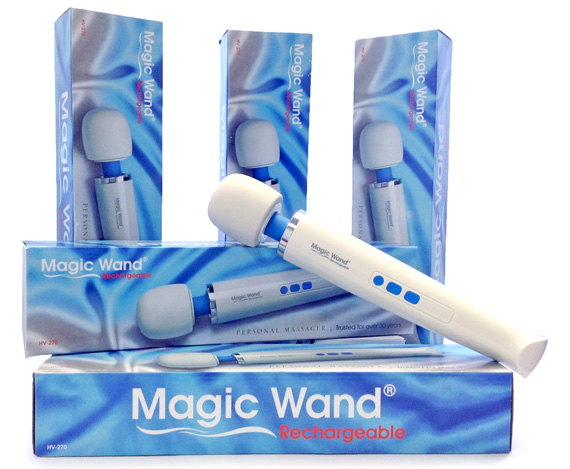 A pile of Hitachi Magic Wand Rechargeable vibrators, as it should be.