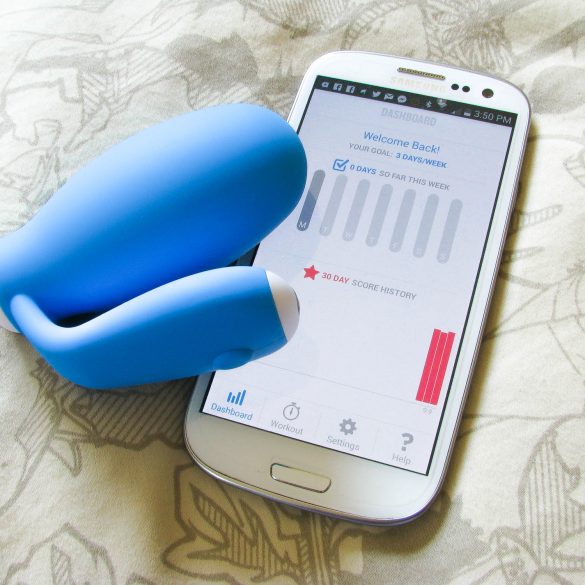 Minn kGoal kegel exerciser vibrator and my Android phone