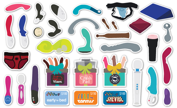 Rad 0n Sex - 7-year blogiversary giveaway -- win one of 30 rad sex toys! Â» Hey Epiphora