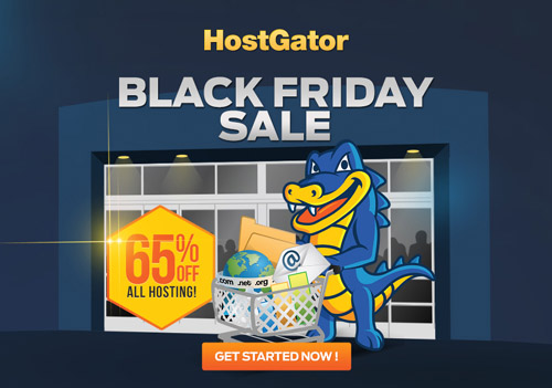 65% hosting plans at HostGator!
