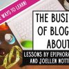 The Business of Blogging About Sex — now with more ways to learn!