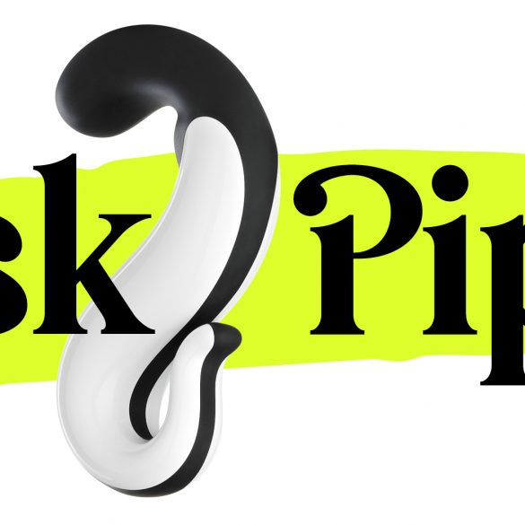 Ask Piph logo, with a sex toy forming the question mark.