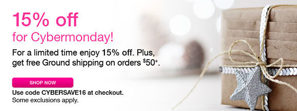 15% off everything at Babeland through 11/30 with code CYBERSAVE16