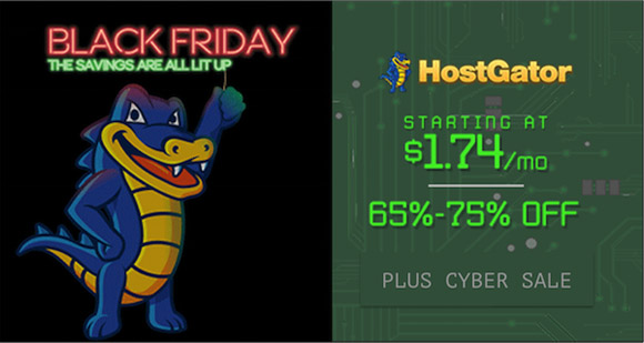 65% off hosting at HostGator!