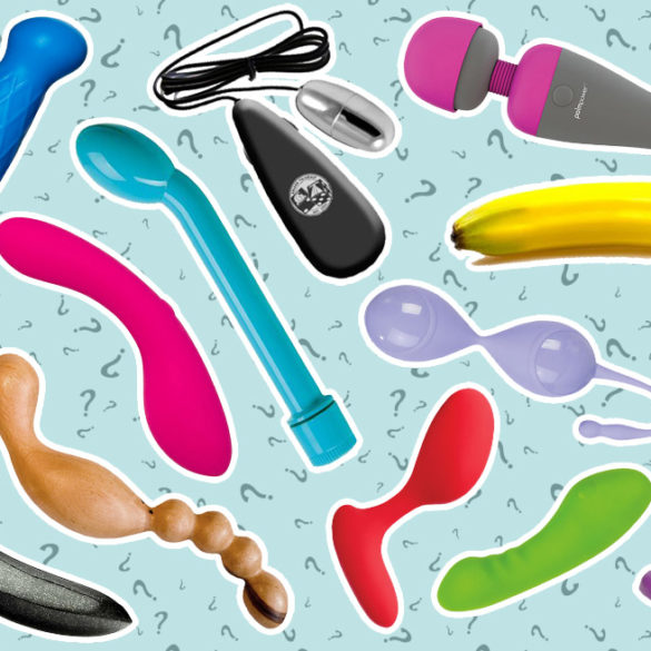 Collage of various toys. Pick a sex toy, any sex toy!