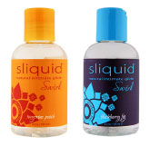Sliquid flavored lubes: Tangerine Peach and Blackberry Fig