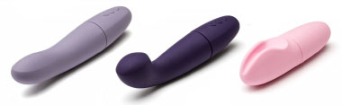 Tickler rechargeable vibrators: Classy, Choosy, and Snazzy