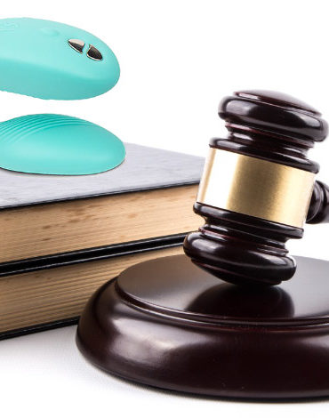 We-Vibe Sync vibrator with gavel