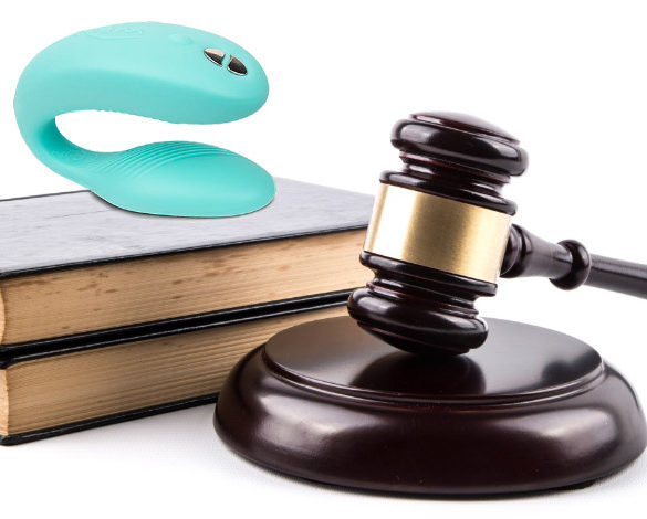 We-Vibe Sync vibrator with gavel