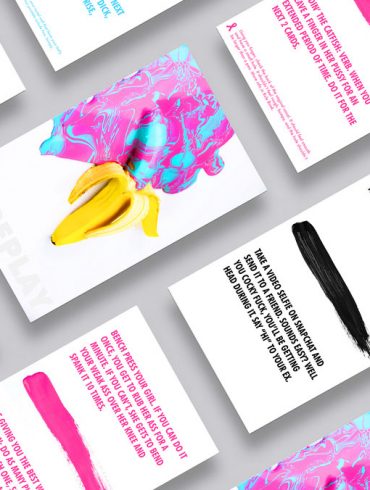 Cards in a sex game called "Foreplay"