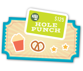 Concession Stand — win a Hole Punch Toys gift card!