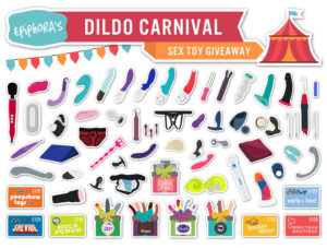 Dildo carnival: a HUGE sex toy giveaway!