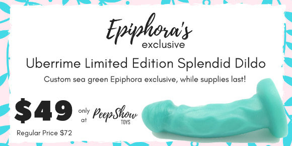 Epiphora's exclusive Splendid dildo in sea green for $49!