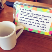 This café knows what's up. This café knows what's up.
