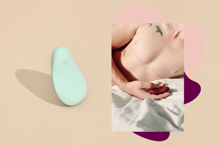 Dame Pom vibrator and marketing image