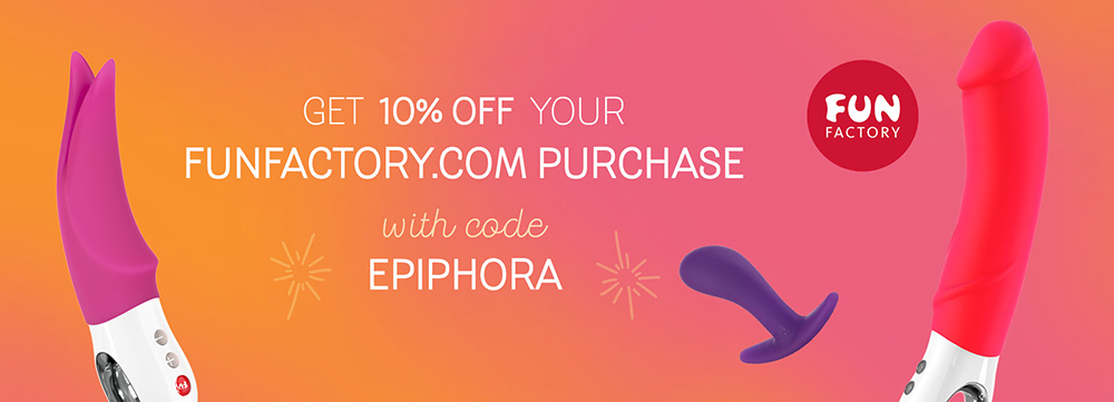 Get 10% off your order at Fun Factory with code EPIPHORA