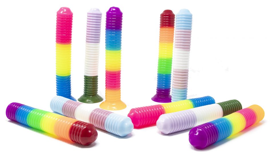 Rainbow dildos queer butt plugs and gay sex toys ahoy Hey