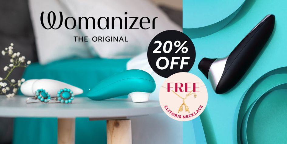 20% off and free clitoris necklace at Womanizer