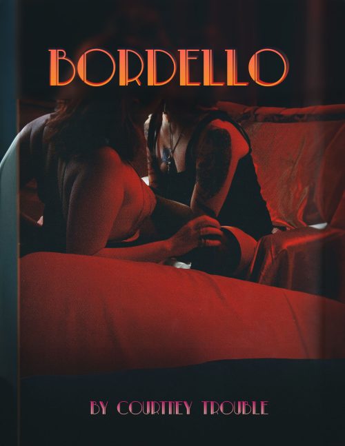 DVD cover of Bordello, queer porn directed by Courtney Trouble