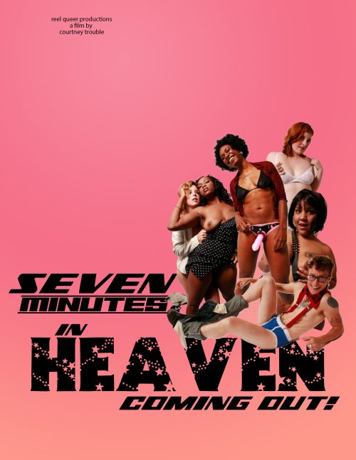 DVD cover of Seven Minutes in Heaven, queer porn directed by Courtney Trouble