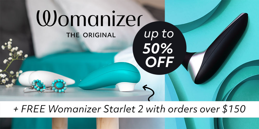 Up to 50% off at Womanizer + FREE Womanizer Starlet 2 with orders over $150